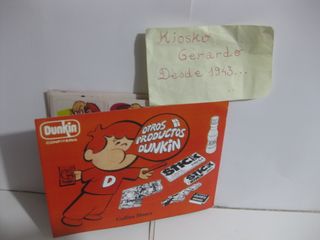 ALBUM DE CROMOS IMPRESOS HIPPY MONSTERS DUNKIN