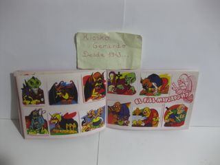 ALBUM DE CROMOS IMPRESOS HIPPY MONSTERS DUNKIN
