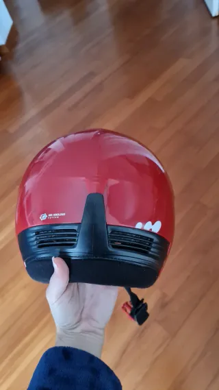 Casco sci bambini rosso
