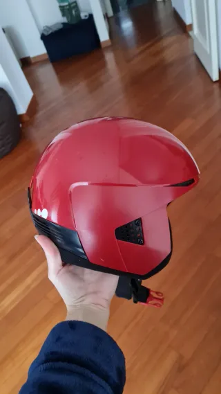 Casco sci bambini rosso