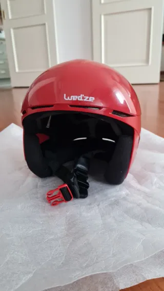 Casco sci bambini rosso