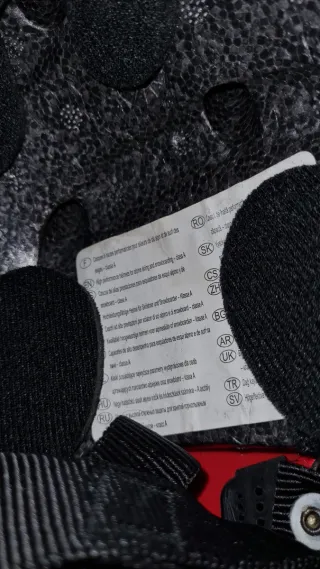 Casco sci bambini rosso