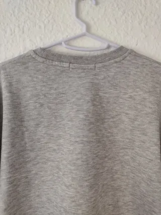 Sudadera Gris Básica Sin Capucha Primark Talla M