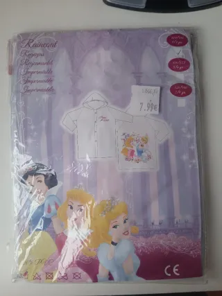 Chubasquero Disney Princesas Talla 104/110