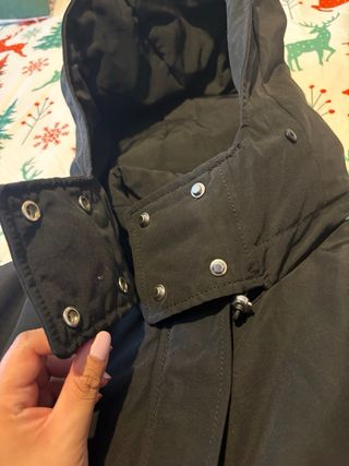 Chaqueta Negra Bershka Talla L