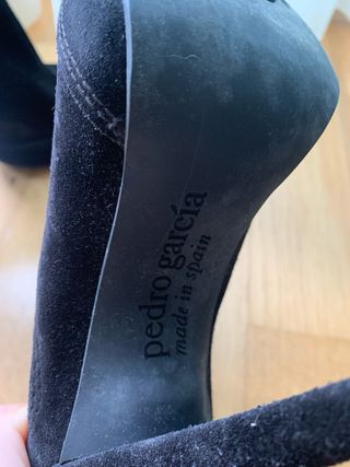 Tacon Plataforma. Talla pequeño es un 39 pequeño