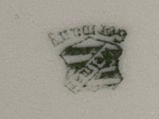 Gran bandeja entremesera antigua porcelana Weimar