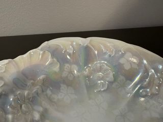 Gran bandeja entremesera antigua porcelana Weimar