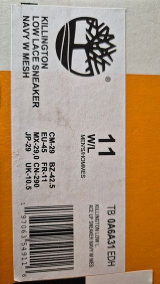 Zapatillas Timberland Azul Marino y Gris