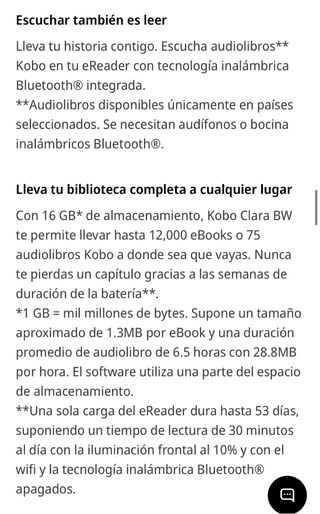 Lettore e-book Kobo Clara 2E nuovo