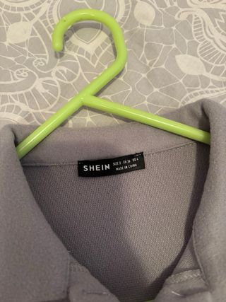 Chaqueta/Sobrecamisa Shein Gris