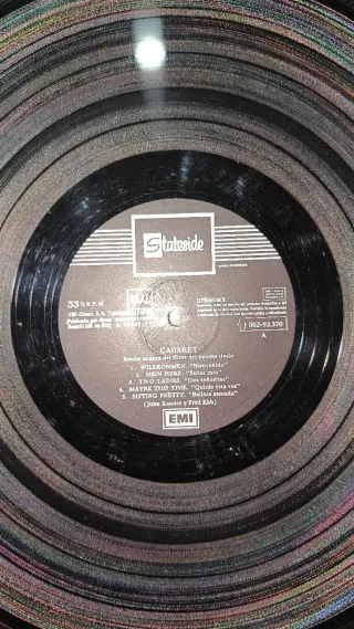 Vinilo Cabaret Original Sound Track Recording