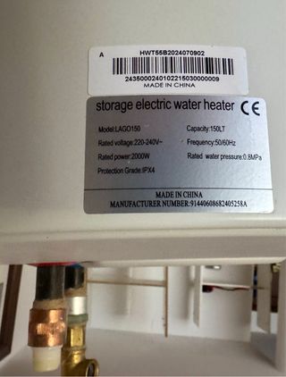 Calentador Eléctrico Sime 150L