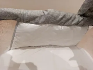 Minicuna de viaje gris