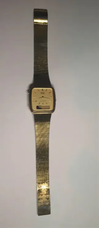 Seiko H448-5080 Reloj Digital Analógico Dorado