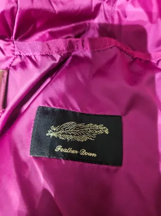 Plumas rosa talla XL