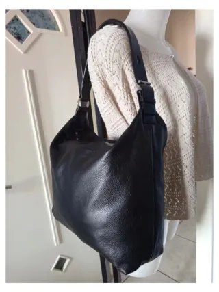 Borsa Genny Vera Pelle Nera