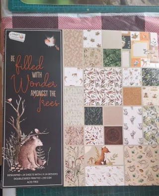 Pack Papel Scrapbooking Bosque Animales
