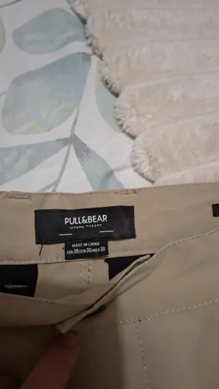 Pantalones Pull&Bear Beige Talla 38