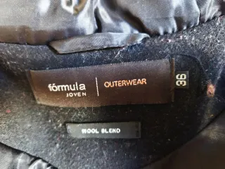 Abrigo trenca El Corte Inglés negro talla S