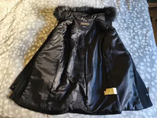 Abrigo trenca El Corte Inglés negro talla S