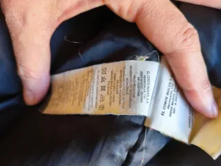 Abrigo trenca El Corte Inglés negro talla S