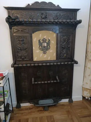 Conjunto Muebles Antiguos Castellanos Madera