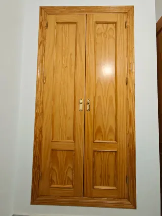 Puerta de armario de madera 96'5x196
