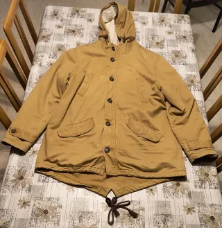 Giaccone Parka Beige Sfoderabile