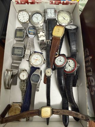 Lote de relojes antiguos