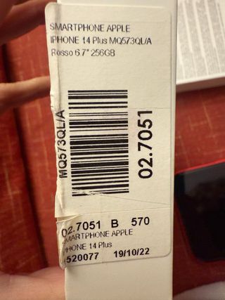 iPhone 14 Plus 256GB Rojo