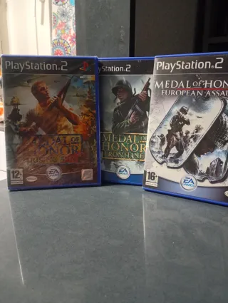Lote 4 Juegos PS2 Medal of Honor y Battlefield