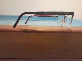 Montura Gafas Hugo Boss Hombre Negra Roja