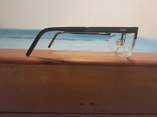 Montura Gafas Hugo Boss Hombre Negra Roja