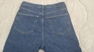 Pantalón vaquero mujer ZARA azul
