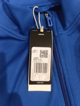 Sudadera Adidas Azul y Blanca