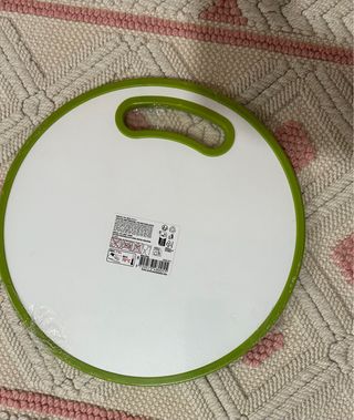 Tábua de corte redonda limão