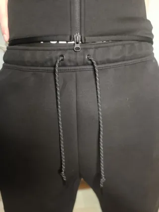 Chándal Nike Tech Fleece Negro Reflectante T.L