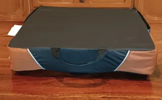 Cojín antiescaras con taco abductor.