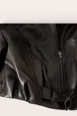 Chaqueta marrón  chocolate Bershka Talla XS