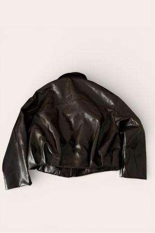 Chaqueta marrón  chocolate Bershka Talla XS