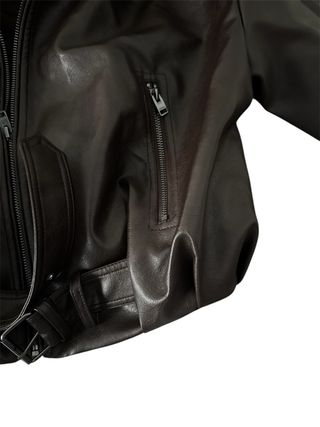 Chaqueta marrón  chocolate Bershka Talla XS