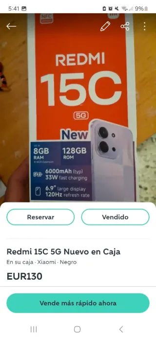 Xiaomi Redmi 15C 5G Nuevo en Caja