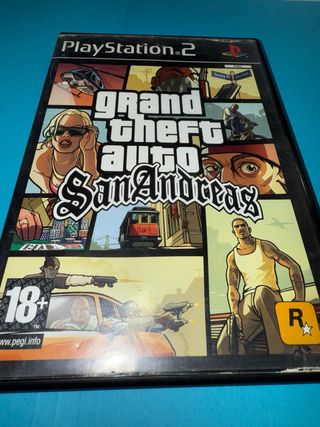 Lote GTA Vice City Stories y San Andreas PS2
