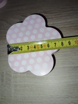 Tiradores de madera Nubes Rosas Infantil (6 uds)