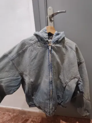 NEGOCIABLE Chaqueta Hollister Denim Azul Talla S