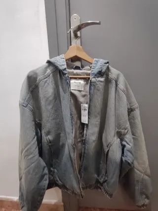 NEGOCIABLE Chaqueta Hollister Denim Azul Talla S