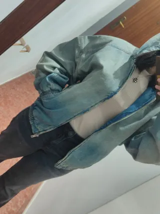 NEGOCIABLE Chaqueta Hollister Denim Azul Talla S