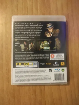 Videojuego L.A. Noire PS3