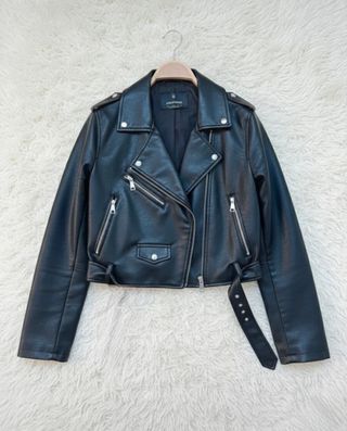 Chaqueta Biker Negra